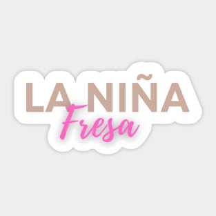 La Niña Fresa Sticker